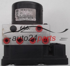 ABS POMPA CENTRALINA VOLKSWAGEN TRANSPORTER 7H0 614 111 E, 7H0614111E, ATE 10.0204-0312.4, 10020403124, 7H0 907 379 E, 7H0907379E, 10.0925-0318.3, 10092503183 