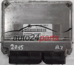 KOMPUTER STEROWNIK SILNIKA SKODA FABIA 1.4 MPI AQW 047906033C, SIEMENS 5WP44203