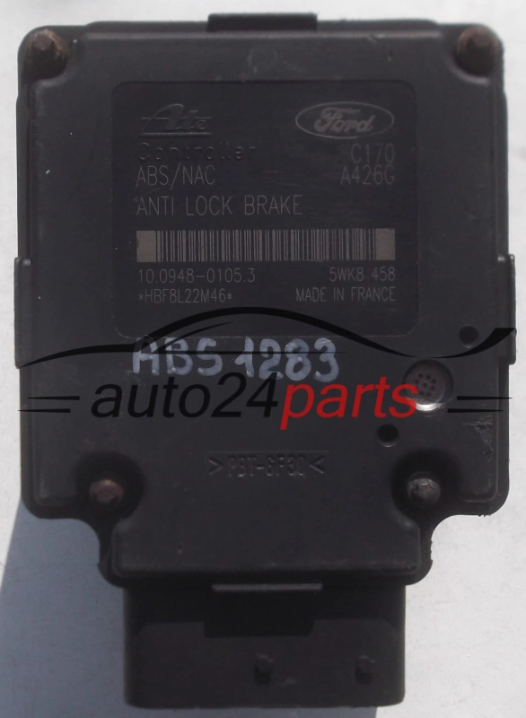 ABS POMPA I STEROWNIK FORD FOCUS BERLINA 98AG-2M110-CA, 98AG2M110CA, ATE 10.0204-0158.4, 10020401584, 10.0948-0105.3, 10094801053, 5WK8 458, 5WK8458