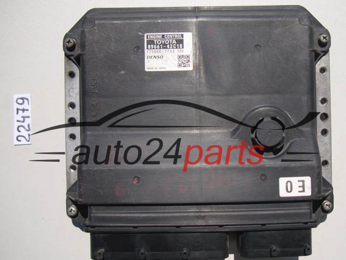 CENTRALITA DE MOTOR TOYOTA RAF 4 2.2 D4D 89661-42C10, 8966142C10, 175800-7743, 1758007743
