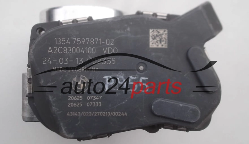 Σώμα πεταλούδας BMW 3 ER E90 1 ER F21 F20 Coupe E82 Cabrio E88 E93 X5 A2C83004100 1354759787102