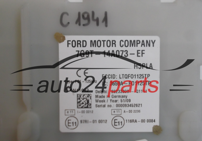 Centralina modulo comfort FORD MONDEO 7G9T-14A073-EF, 7G9T14A073EF