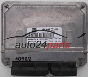 ECU CENTRALITA DE MOTOR VOLKSWAGEN SEAT ALTEA SIEMENS 5WP40286 04, 5WP4028604, 06A 906 033 DA, 06A906033DA, SIMOS 7.1 
