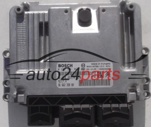 MOTORSTEUERGERÄT ECU STEUERGERÄT  PEUGEOT 308 1.4 16V BOSCH 0 261 201 863, 0261201863, 96 662 358 80, 9666235880, 9663193780, MEV17.4 