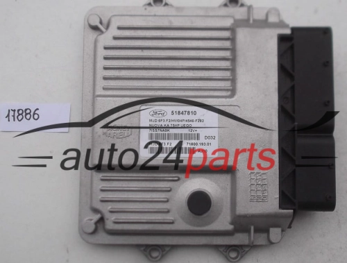 KOMPUTER STEROWNIK SILNIKA FORD KA NUOVA 1.3 CDTI MAGNETI MARELLI MJD 6F3.F2,  51847810, 71600.193.01