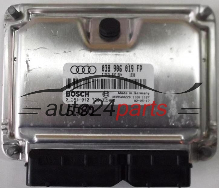 KOMPUTER STEROWNIK SILNIKA AUDI A4 1.9 TDI AWX 038 906 019 FP, 038906019FP, BOSCH 0 281 010 729, 0281010729, 28SA5353 