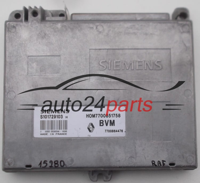 SIEMENS S101729103 H, S101729103H, HOM7700851758, 7700851758, 7700864476