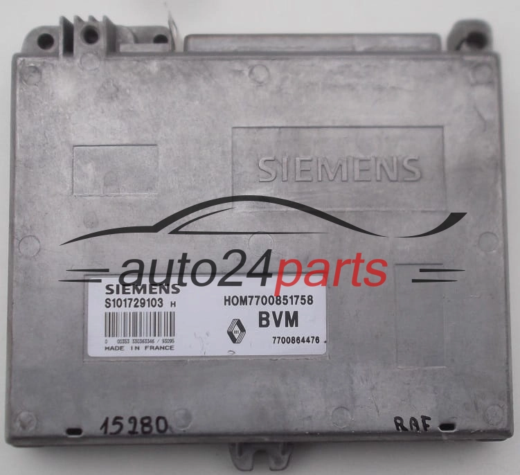 SIEMENS S101729103 H, S101729103H, HOM7700851758, 7700851758, 7700864476