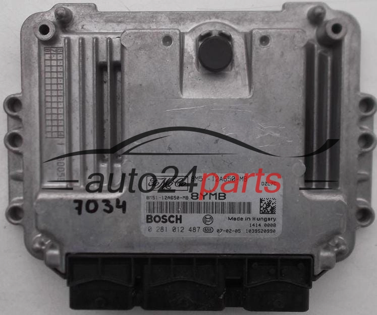 Centralina do motore FORD FOCUS 1.6 TDCI BOSCH 0 281 012 487,  FoMoCo 8M51-12A650-MB
