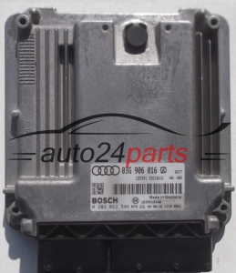 MOTORSTEUERGERÄT ECU STEUERGERÄT AUDI A4 1.9 TDI 03G906016GD, 03G 906 016 GD, BOSCH 0281012546, 0 281 012 546, DIESEL EDC16U31 9577 1039S18148