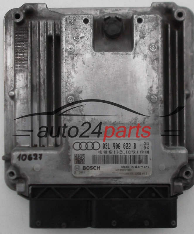 Μονάδα Ελέγχου Κινητήρα AUDI A4 2.0 TDI BOSCH 0 281 014 235, 0281014235, 03L 906 022 B, 03L906022B 