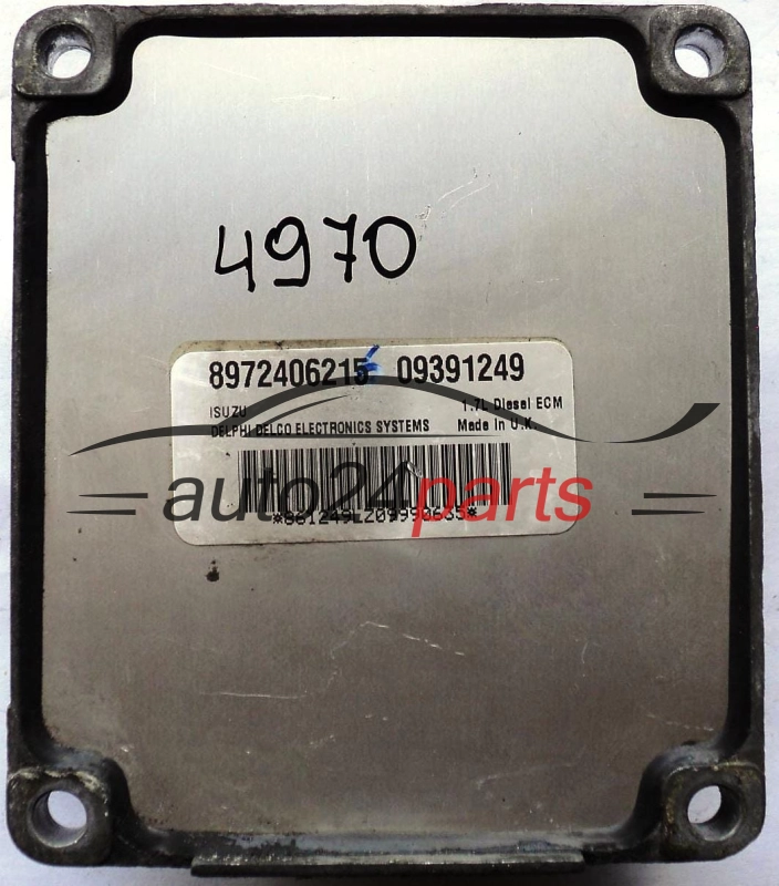 Μονάδα Ελέγχου Κινητήρα OPEL ASTRA CORSA 1.7 DTI DELPHI DELCO 09391249, ISUZU 8972406215