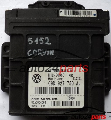 BOITE DE VITESSES AUTOMATIQUE PORSCHE CAYENNE 4.5 09D927750AJ, 09D 927 750 AJ 