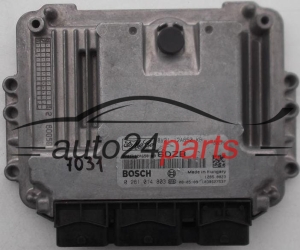 ECU ENGINE CONTROLLER FORD FIESTA 1.6 TDCI BOSCH 0 281 014 803, 0281014803, FoMoCo 8V21-12A650-KB, 8V2112A650KB, 1039S27537, 6DZB 