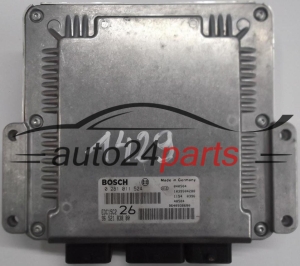 ECU CENTRALITA DE MOTOR CITROEN C5 2.0 HDI BOSCH 0281011524, 0 281 011 524, 9652183880, 96 521 838 80, EDC15C2 26 