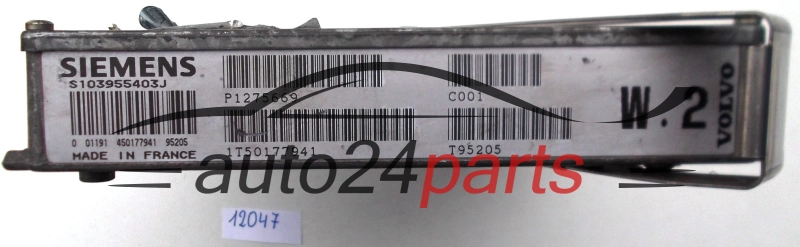 ΜΟΝΑΔΑ ΕΛΕΓΧΟΥ ΚΙΝΗΤΗΡΑ VOLVO 850 2.5, SIMENS S103955403J