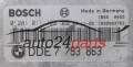 CENTRALINA DO MOTORE BMW E46 320 BOSCH 0 281 011 122