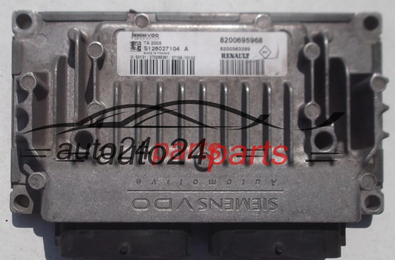 CENTRALINA CALCOLATORE SCATOLA DEL CAMBIO RENAULT MEGANE 1.9 SIEMENS VDO S126027104 A, S126027104A, 8200695968, 8200563399