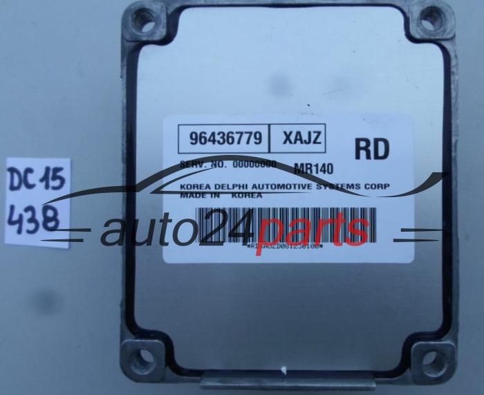 MOTORSTEUERGERÄT ECU STEUERGERAT CHEVROLET AVEO 1.4 96436779 XAJZ 