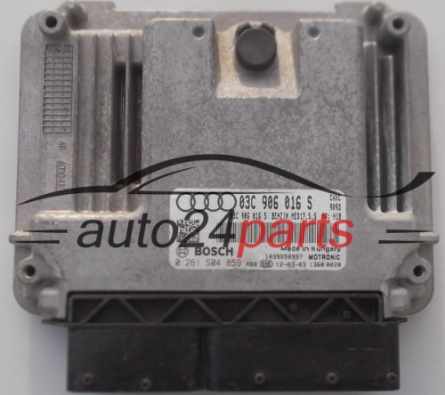CENTRALINA DO MOTORE AUDI A3 1.4 TFSI BOSCH 0 261 S04 859, 03C 906 016 S