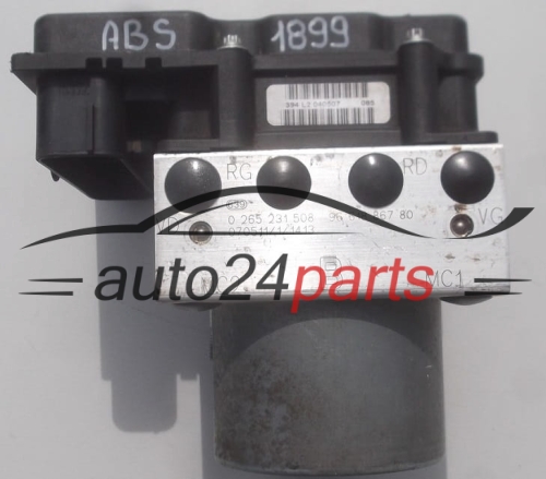 BOMBA HIDRAULICA Y CENTRALITA ABS CITROEN PEUGEOT BOSCH 0 265 231 508,  96 618 867 80