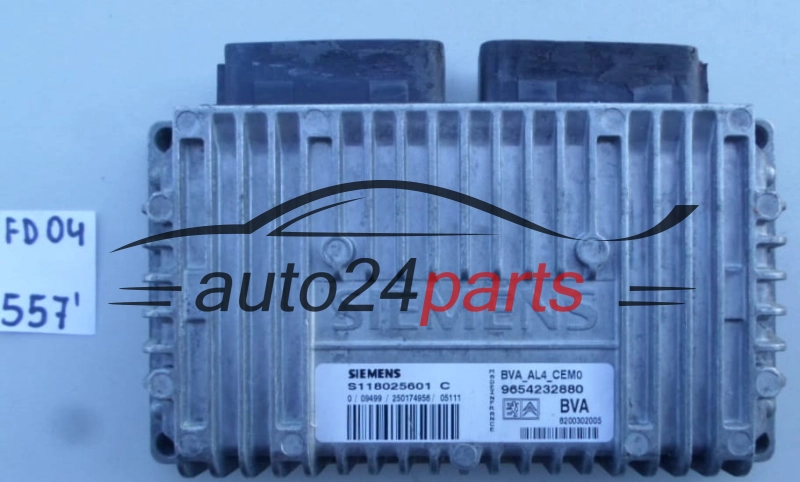 STEROWNIK SKRZYNI AUTOMATYCZNEJ PEUGEOT 307, CITROEN C4 1.6, S118025601 C, S118025601C, 9654232880 BVA 
