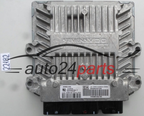 CENTRALINA DO MOTORE CITROEN 2.0 HDI 5WS40616A-T, 5WS40616AT, 9661642180, 9664287580, SID803A