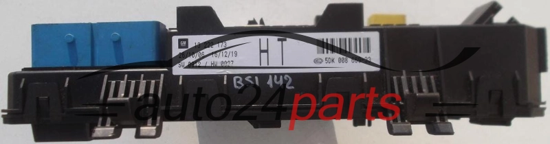Central do sistema elétrico com caixa de relés e fusíveis, central de controle modul BSI OPEL ASTRA H ZAFIRA B GM 13 222 173 HT