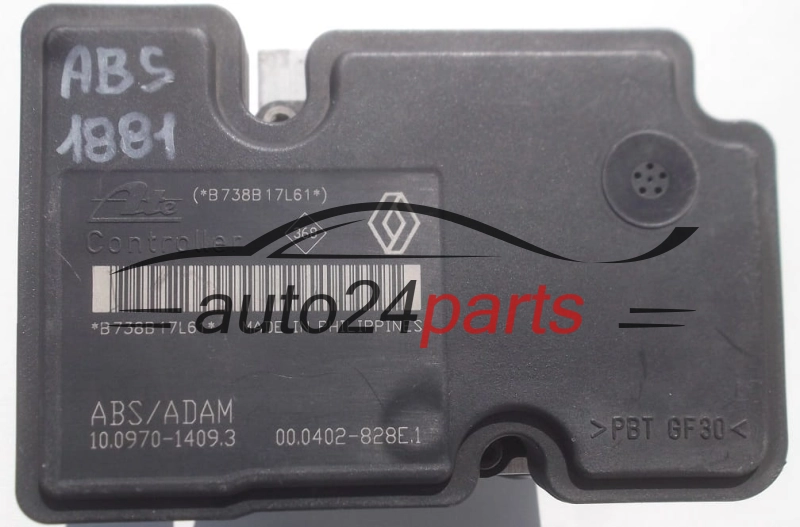 BOMBA HIDRAULICA Y CENTRALITA ABS RENAULT  8200 403 322 F,  44CT2AAY1, ATE 10.0207-0059.4,  10.0970-1409.3