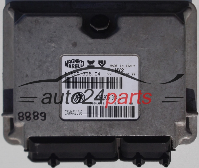 CENTRALINA DO MOTORE VW VOLKSWAGEN LUPO 1.4 16V, 036 906 014 D, 036906014D, 61600.396.04, 6160039604, MAGNETI MARELLI IAW4AV.V6, IAW4AVV6