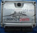 CENTRALINA MOTORE VW VOLKSWAGEN POLO 1.9 SDI ASY 038 906 012 EL, 038906012EL, BOSCH 0 281 010 660, 0281010660, 1039S01341