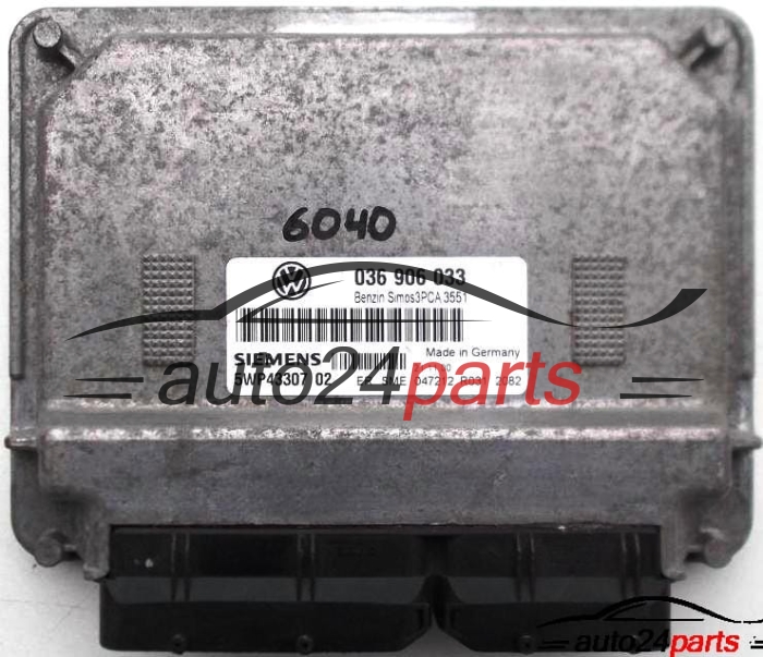 MOTORSTEUERGERÄT ECU STEUERGERAT VW VOLKSWAGEN POLO 1.6 GTI AVY 036906033