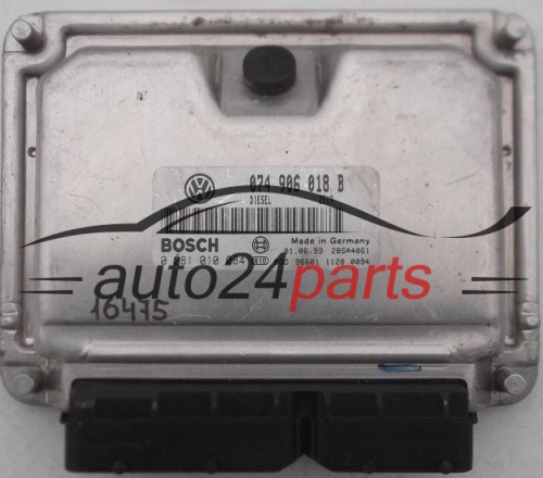Μονάδα Ελέγχου Κινητήρα VW VOLKSWAGEN T4 2.5 TDI BOSCH 0 281 010 084, 0281010084, 074 906 018 B, 074906018B