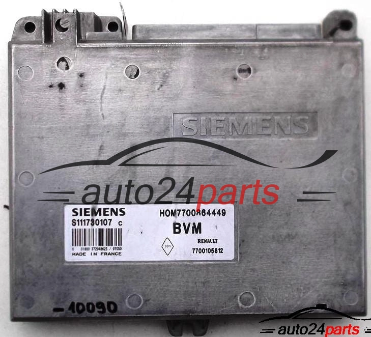 calculateur moteur pour renault clio 1.2 