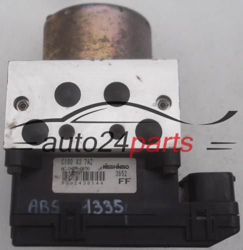POMPE HYDRAULIQUE ET CALCULATEUR dABS MAZDA PREMACY NISSHINBO AC.0450-0156, AC04500156, C100 43 7AZ, C100437AZ, 3652 FF