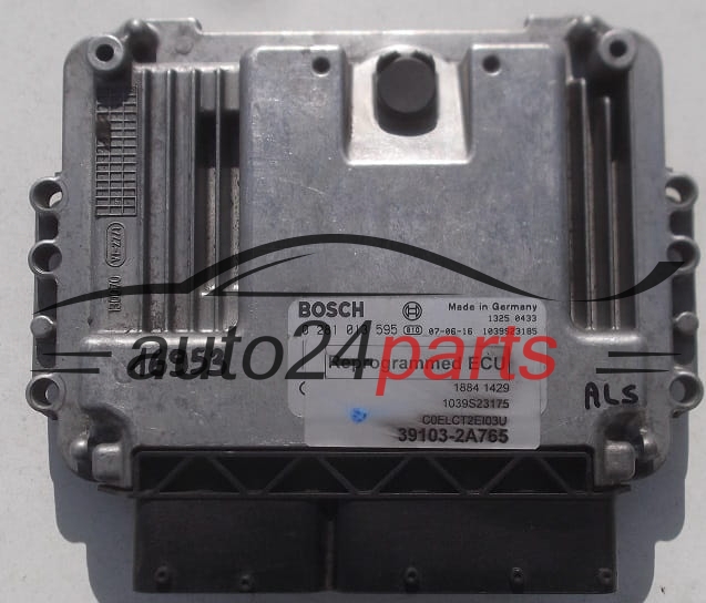 CENTRALINA DO MOTORE HYUNDAI KIA 2.0 CRD BOSCH 0 281 013 595, 39103-2A765
