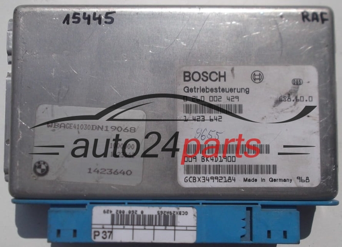 STEROWNIK SKRZYNI AUTOMATYCZNEJ BMW E38 728 E39 523 BOSCH 0260002429, 0 260 002 429, 1423642 1 423 642, 1423674 