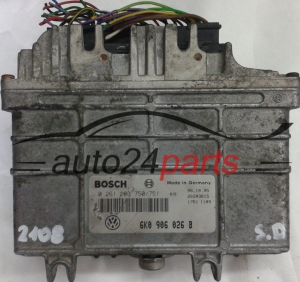 KOMPUTER STEROWNIK SILNIKA SEAT IBIZA CORDOBA 1.4 ABD BOSCH 0 261 203 750/751, 0261203750, 0261203751, 6K0 906 026 B, 6K0906026B - 2108, 10353, 16314