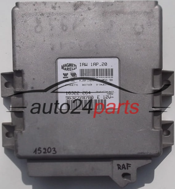 Μονάδα Ελέγχου Κινητήρα CITROEN BERLINGO XSARA 1.8 MAGNETI MARELLI IAW 1AP.20, IAW1AP20, 16322.264, 16322264, 9632728780 E