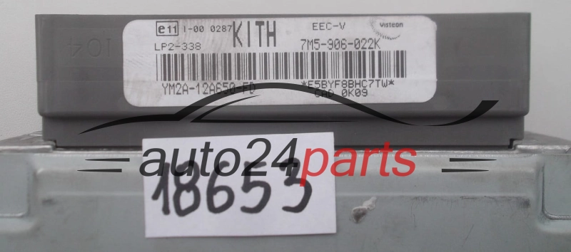 KOMPUTER STEROWNIK SILNIKA FORD GALAXY 2.3 VISTEON YM2A-12A650-FD, YM2A12A650FD, 7M5-906-022K, 7M5906022K, KITH, LP2-338