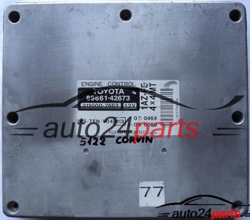 ECU CENTRALITA DE MOTOR TOYOTA RAV4 2.0 VVTi 1AZ-FE FUJITSU 2110007663, 211000-7663 8966142673, 89661-42673