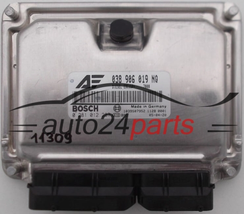 MOTORSTEUERGERÄT ECU STEUERGERAT VW VOLKSWAGEN SEAT 1.9 DTI BOSCH 0 281 012 287, 0281012287, 038 906 019 NQ, 038906019NQ 
