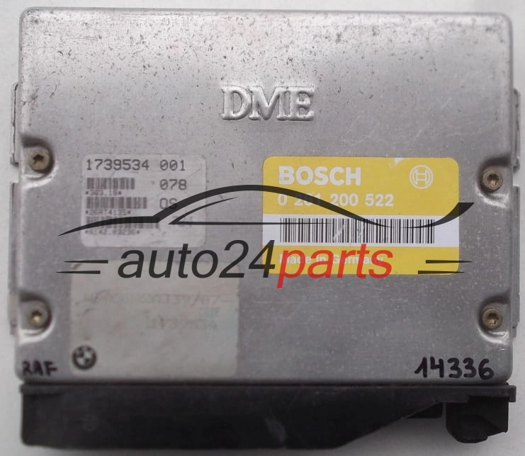 KOMPUTER STEROWNIK SILNIKA BMW 3 E36 316i BOSCH 0261200522, 0 261 200 522, 1739534 