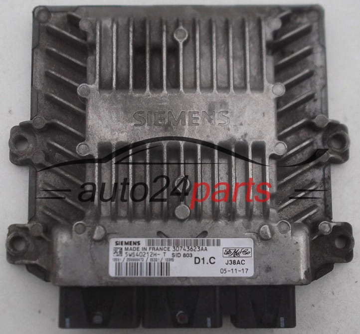Μονάδα Ελέγχου Κινητήρα VOLVO V50 S40 2.0 SIEMENS 5WS40212H-T,  FoMoCo 30743623AA