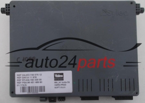 CENTRALITA DE CONFORT BSI CITROEN PEUGEOT VALEO 730 075 12, 73007512, 96 451 489 80, 9645148980, 01 152 335 00, 0115233500, SOFT V3.51