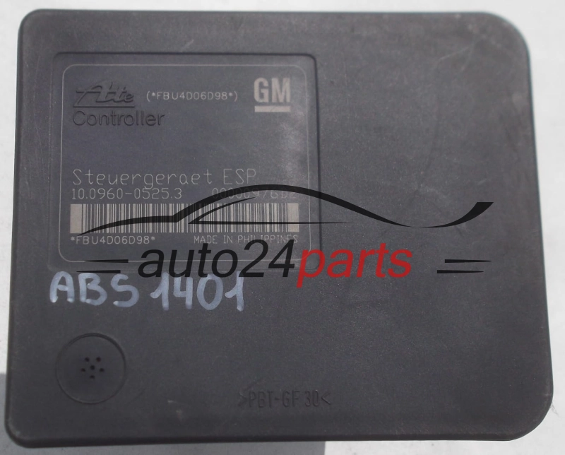 BOMBA DE ABS OPEL ASTRA H ZAFIRA B GM 24 447 835 GP,  ATE 10.0206-0114.4, 10020601144, 10.0960-0525.3, 10096005253