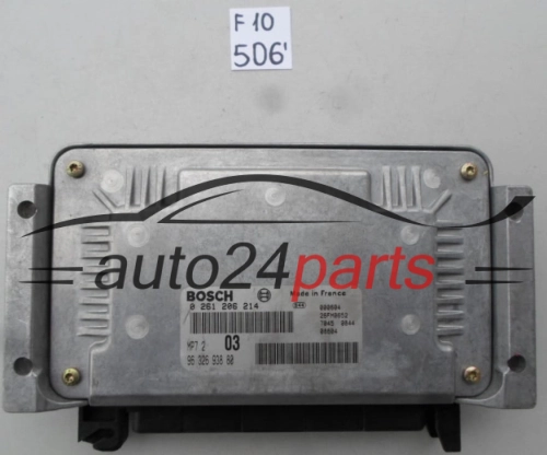 CITROEN XSARA SAXO PEUGEOT 306 1.6 BOSCH 0261206214, 0 261 206 214, 9632693880, 96 326 938 80, MP7.2 03