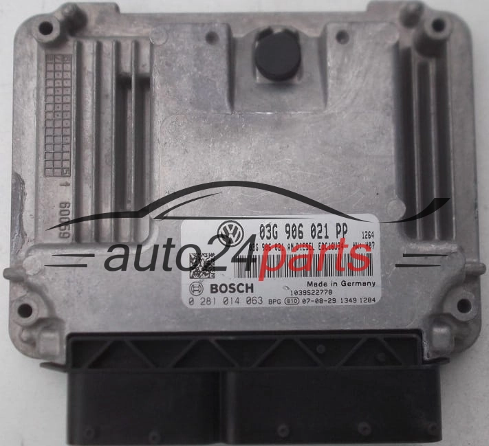 Μονάδα Ελέγχου Κινητήρα VOLKSWAGEN GOLF 2.0 TDI BOSCH 0 281 014 063,  03G 906 021 PP