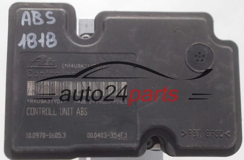 Aντλία ABS FIAT DOBLO 51822702, ATE 10.0207-0140.4,  10.0970-1605.3