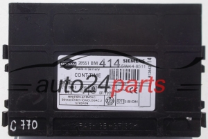 CONFORT MODULE NISSAN ALMERA SIEMENS 5WK4 8511, 5WK48511, 28551 BM 414, 28551BM414